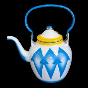 إبريق شاي غضار السيف باللون الأزرق سعة 1.6 لتر