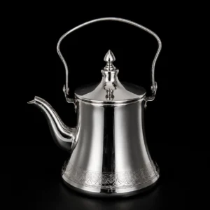 إبريق ستانلس ستيل كبير بتصميم عربي للضيافة
